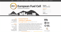 Desktop Screenshot of europeanfuelcell.it