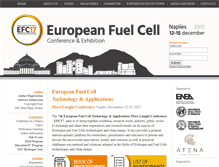 Tablet Screenshot of europeanfuelcell.it